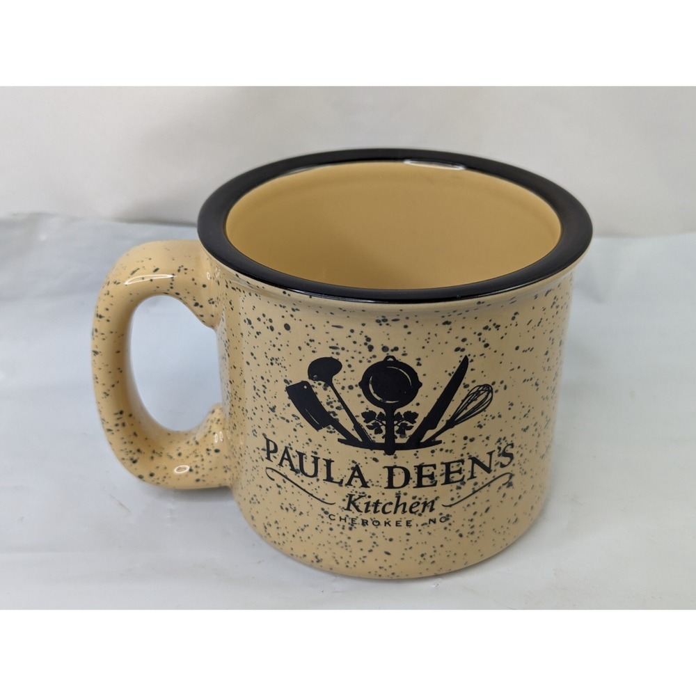 Paula Deens Kitchen Cherokee NC Coffee Cup Mug Advertising Promo